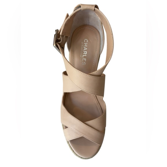 EUC Charles David Cork Wedges Size 9 - Picture 10 of 12